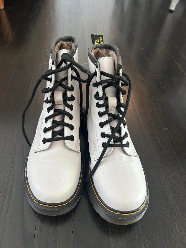 Dr. Martens Combat Boots (White)